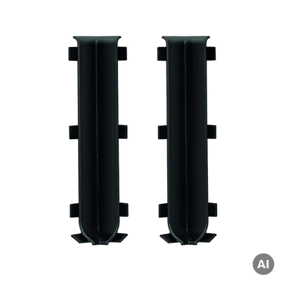 Narożnik wewnętrzny Cezar Czarny RAL9005 59mm, NW59-9005