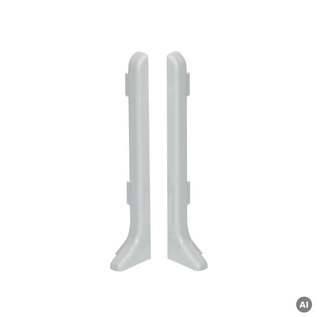 Zakończenie Cezar Lewe+Prawe Jasny Szary RAL7035 59mm, ZLP59-7035