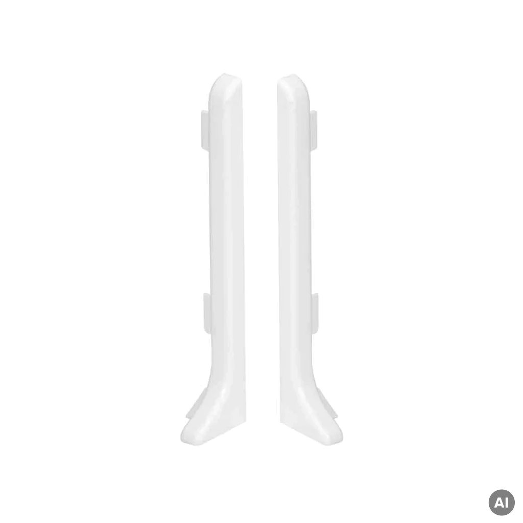 Zakończenie Cezar Lewe+Prawe Białe RAL9003 59mm, ZLP59-9003