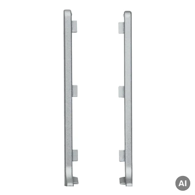 Zakończenie Cezar Lewe+Prawe Stal szczotkowana Inox EC43S 59mm, ZLP59-EC43S