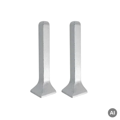 Narożnik zewnętrzny Cezar Srebrny anodowany C0 80mm, NZ80