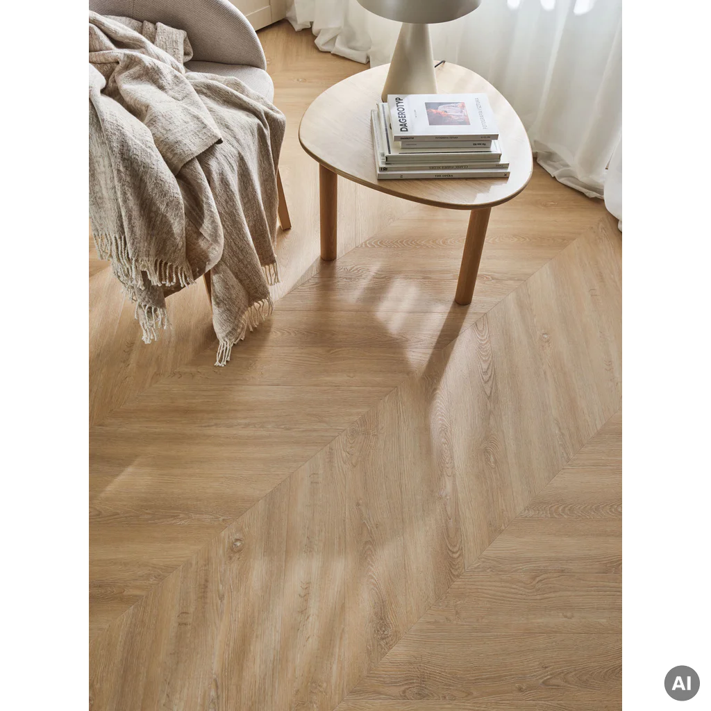 Panele winylowe ze zintegrowanym podkładem Dąb Olmedo Jasny 6 mm Klasa 33, 6077616
