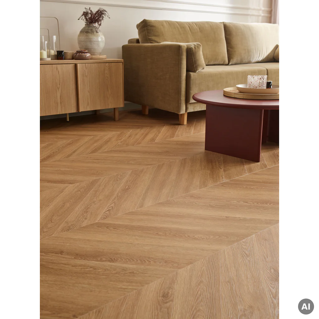 Panele winylowe ze zintegrowanym Dąb Arles Ciemny 6 mm Klasa 33, 6077617
