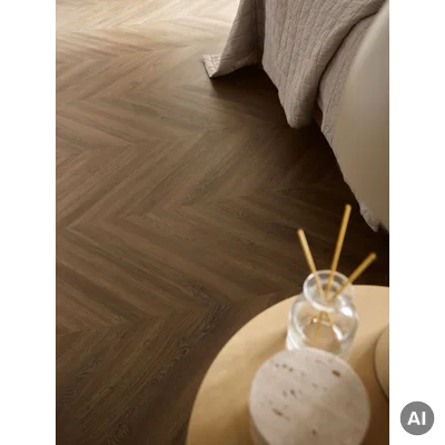 Panele winylowe ze zintegrowanym podkładem Dąb Sestri Ciemny 6 mm Klasa 33, 6077613