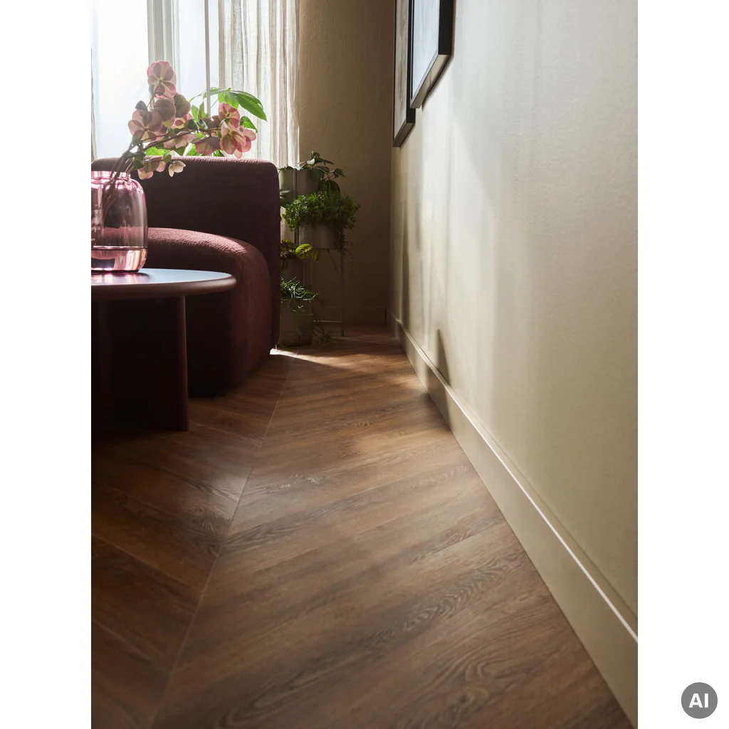 Panele winylowe ze zintegrowanym podkładem Dąb Calvi Ciemny 6 mm Klasa 33, 6077614