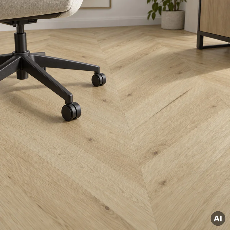 Panele winylowe Jodła Chevron Dąb Norrvik Naturalny 4.5 mm