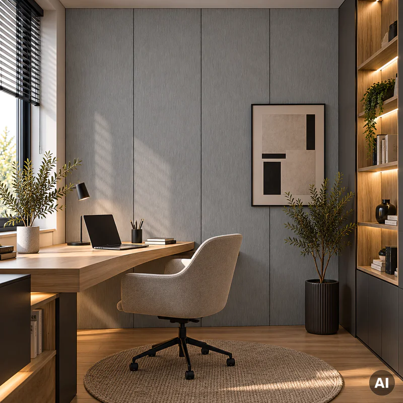 Panel ścienny dekoracyjny XL Brushed Steel 60 x 265 cm, 607