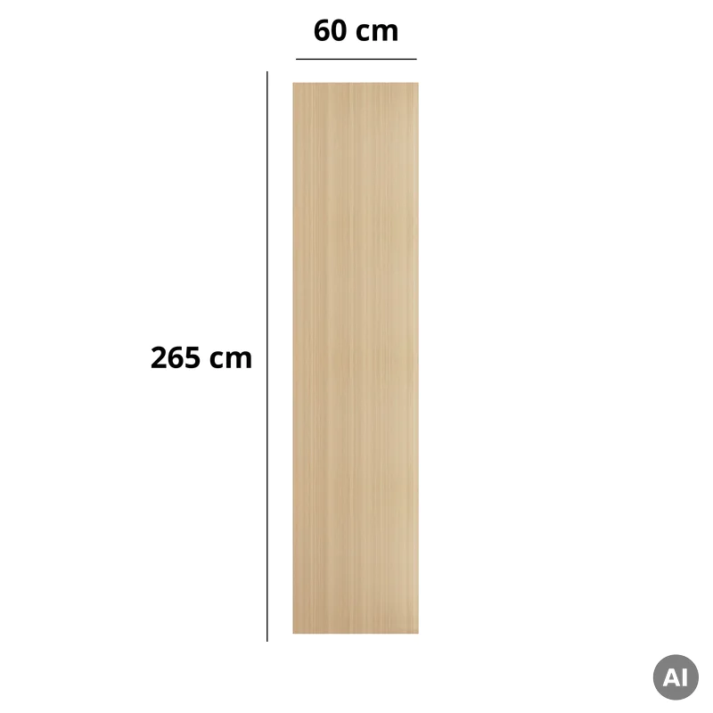Panel ścienny dekoracyjny XL Harmony Wood 60 x 265 cm, 6073
