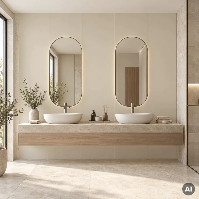 Panel ścienny dekoracyjny XL Satin Cream 60 x 265 cm, 60737