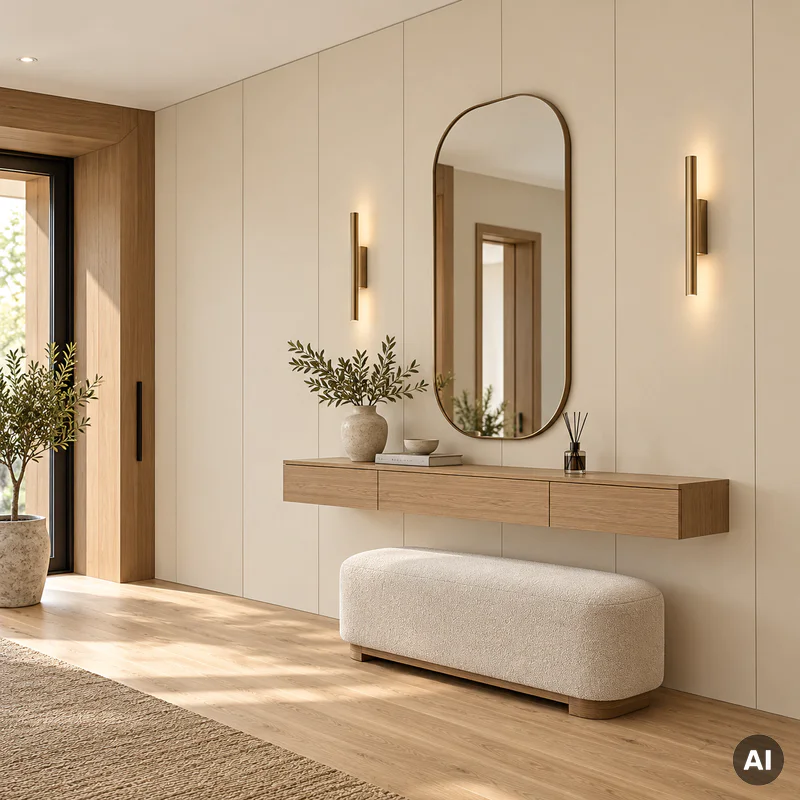 Panel ścienny dekoracyjny XL Satin Cream 60 x 265 cm, 60737