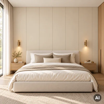 Panel ścienny dekoracyjny XL Satin Cream 60 x 265 cm, 6073760