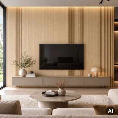Panel ścienny dekoracyjny XL Truffle Oak 60 x 265 cm, 6081174