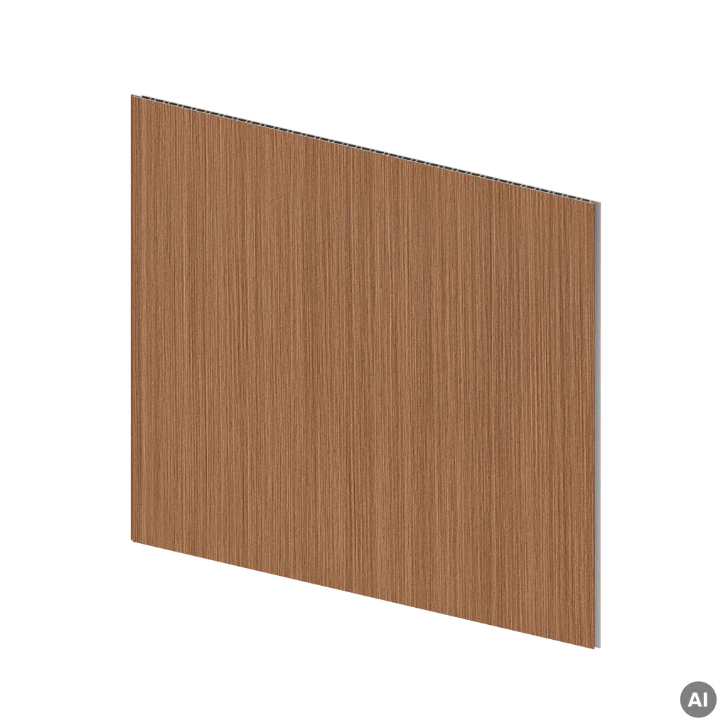 Panel ścienny dekoracyjny XL Mocca Oak 60 x 265 cm, 6081175
