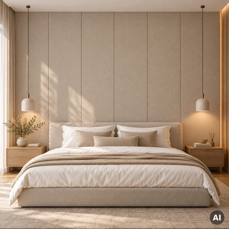 Panel ścienny dekoracyjny XL Linen Fabric 60 x 265 cm, 6075