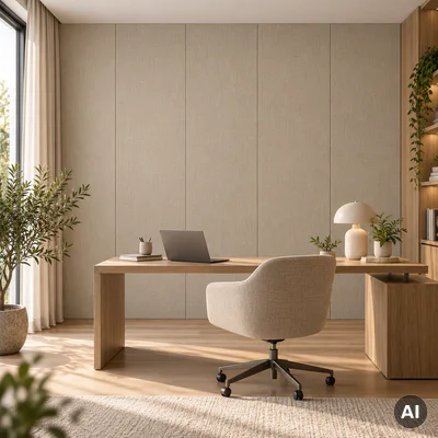 Panel ścienny dekoracyjny XL Linen Fabric 60 x 265 cm, 6075087